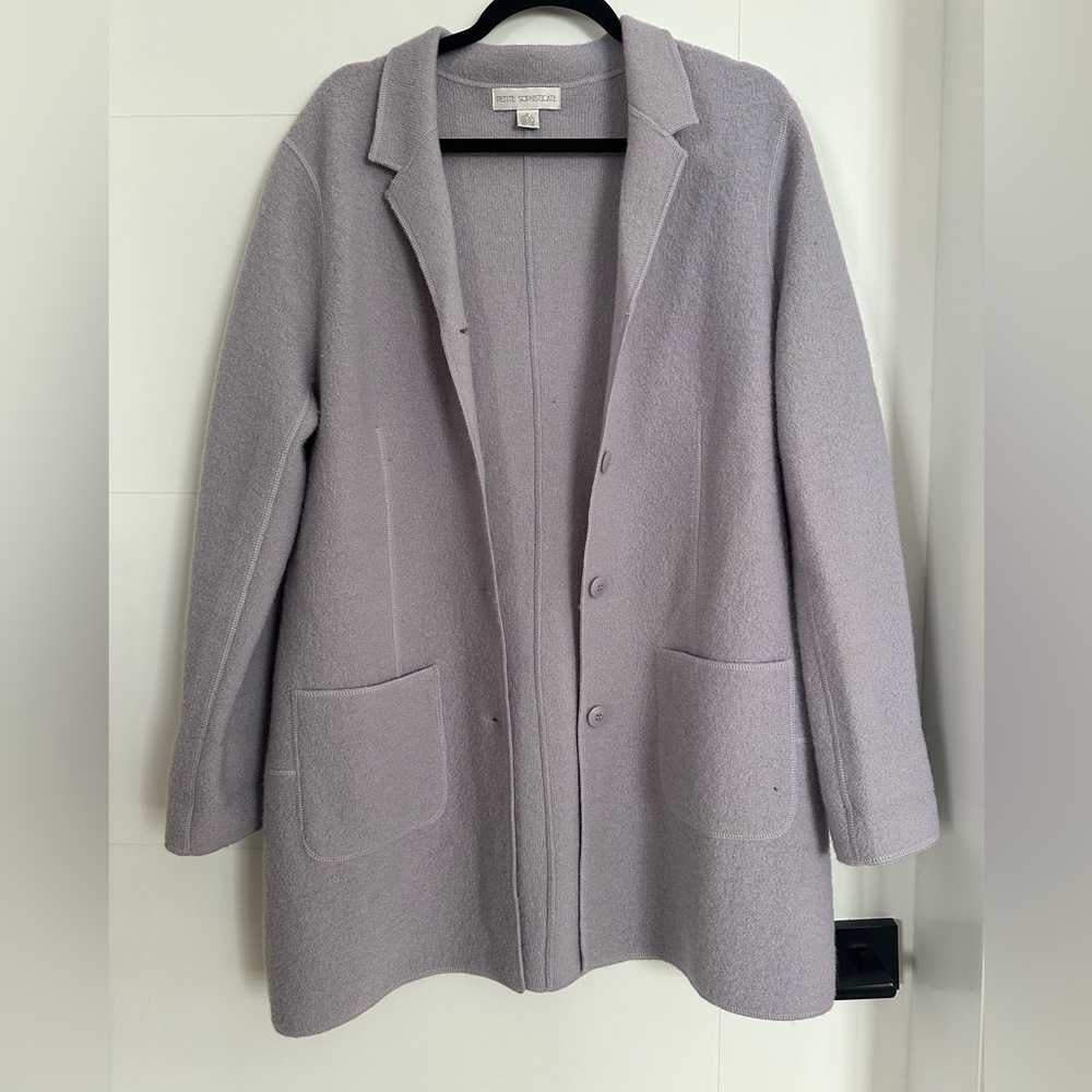 Petite Sophisticate 100% wool coat